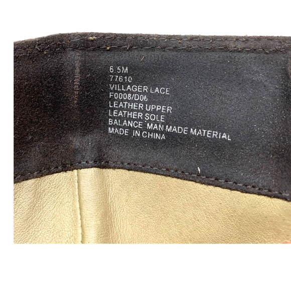 Frye Villager Lace Up Heeled Boots Women's Sz 6.5 Knee High Oiled Brown Leather - Picture 10 of 12